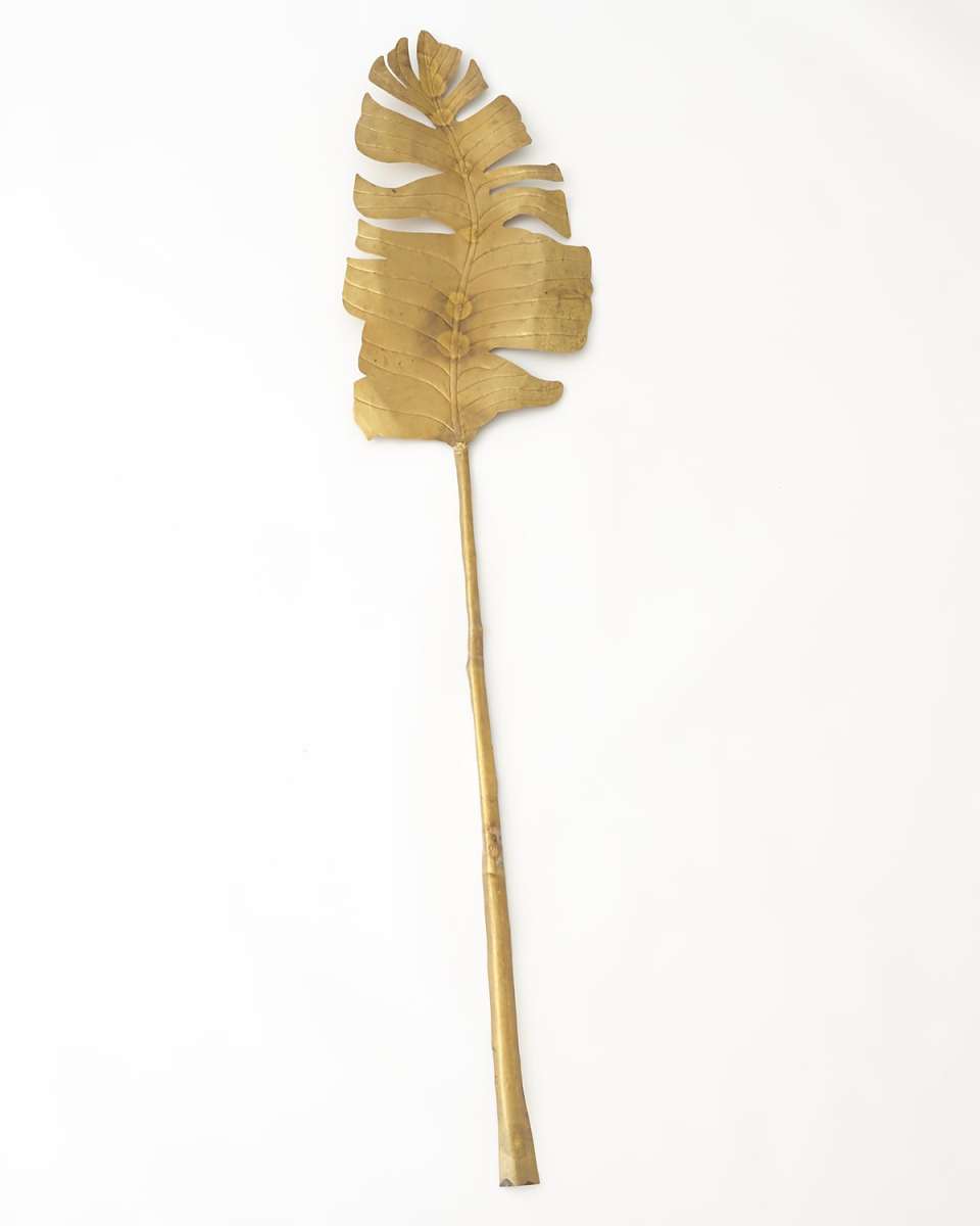Brass Large Banana Leaf